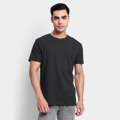 Men's Round Neck Half Sleeves T-Shirt 